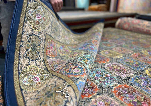فرش ابریشم نما