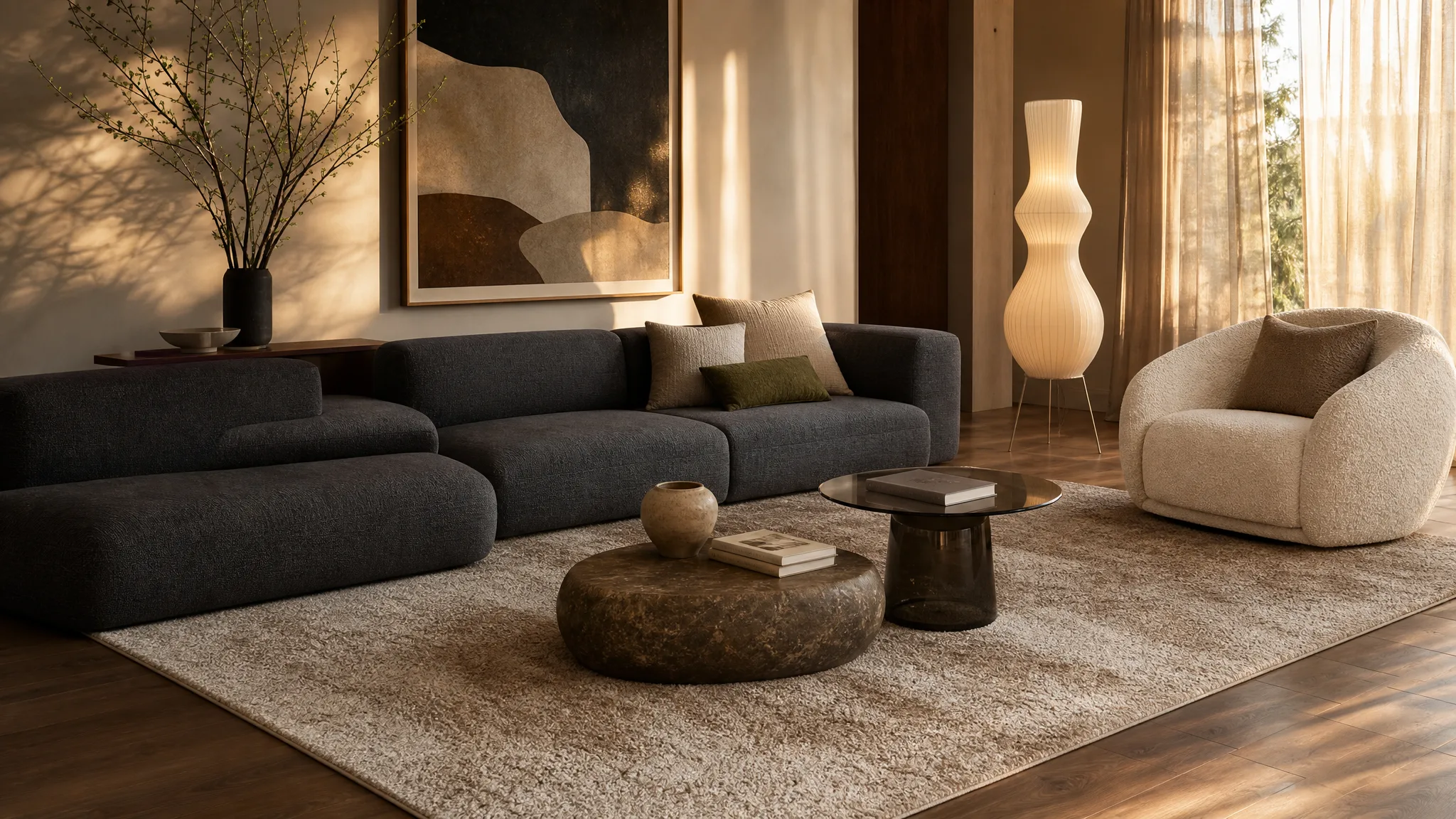 فرش تری دی بژ