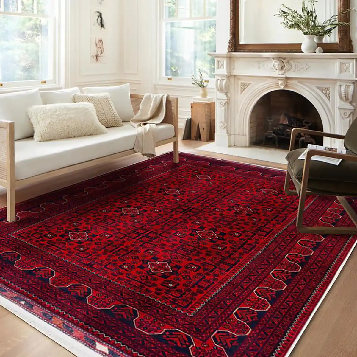 decor ba farsh ghermez 9